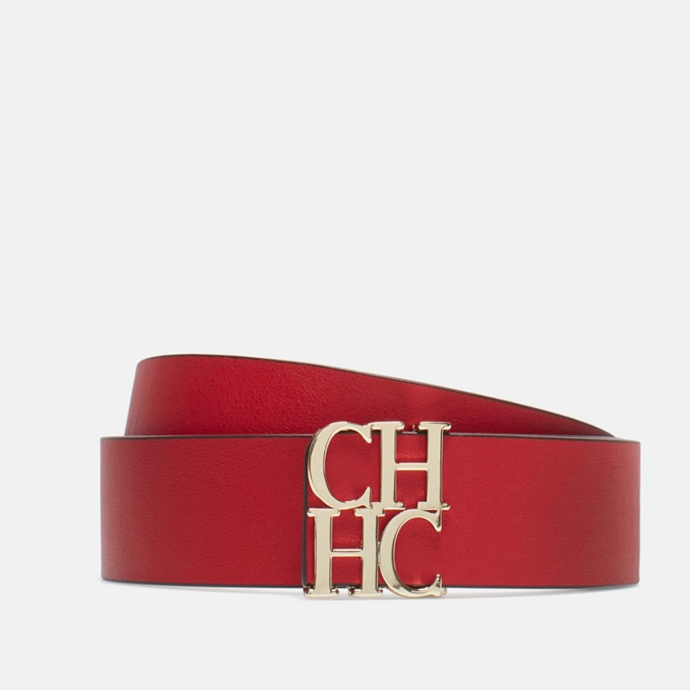 Carolina Herrara CHCH Belt Red size 85 NWT